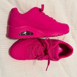 Skechers Women's Hot Pink Sneakers